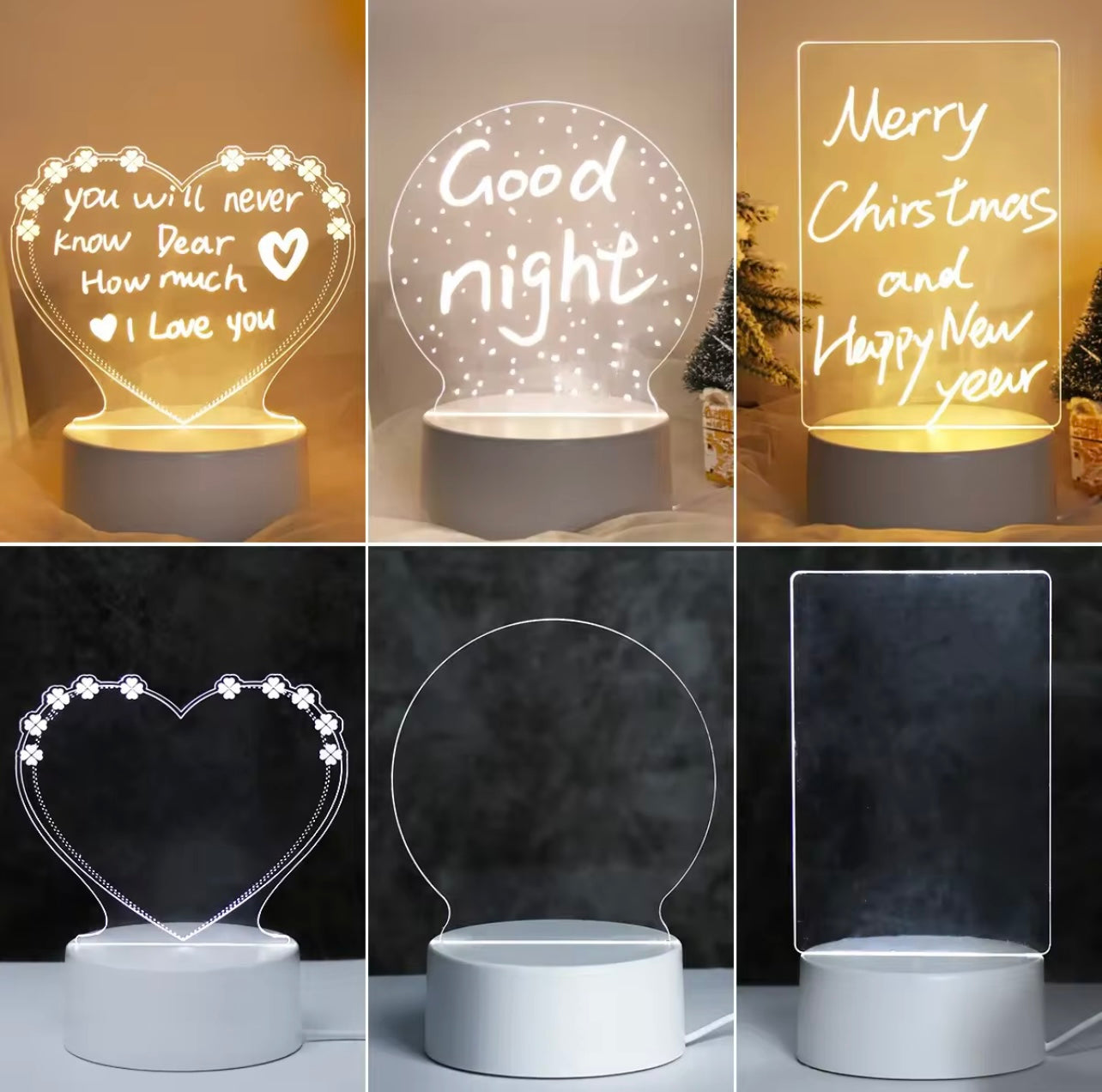 LED ACRYLIC MEMO BOARD MESSAGE