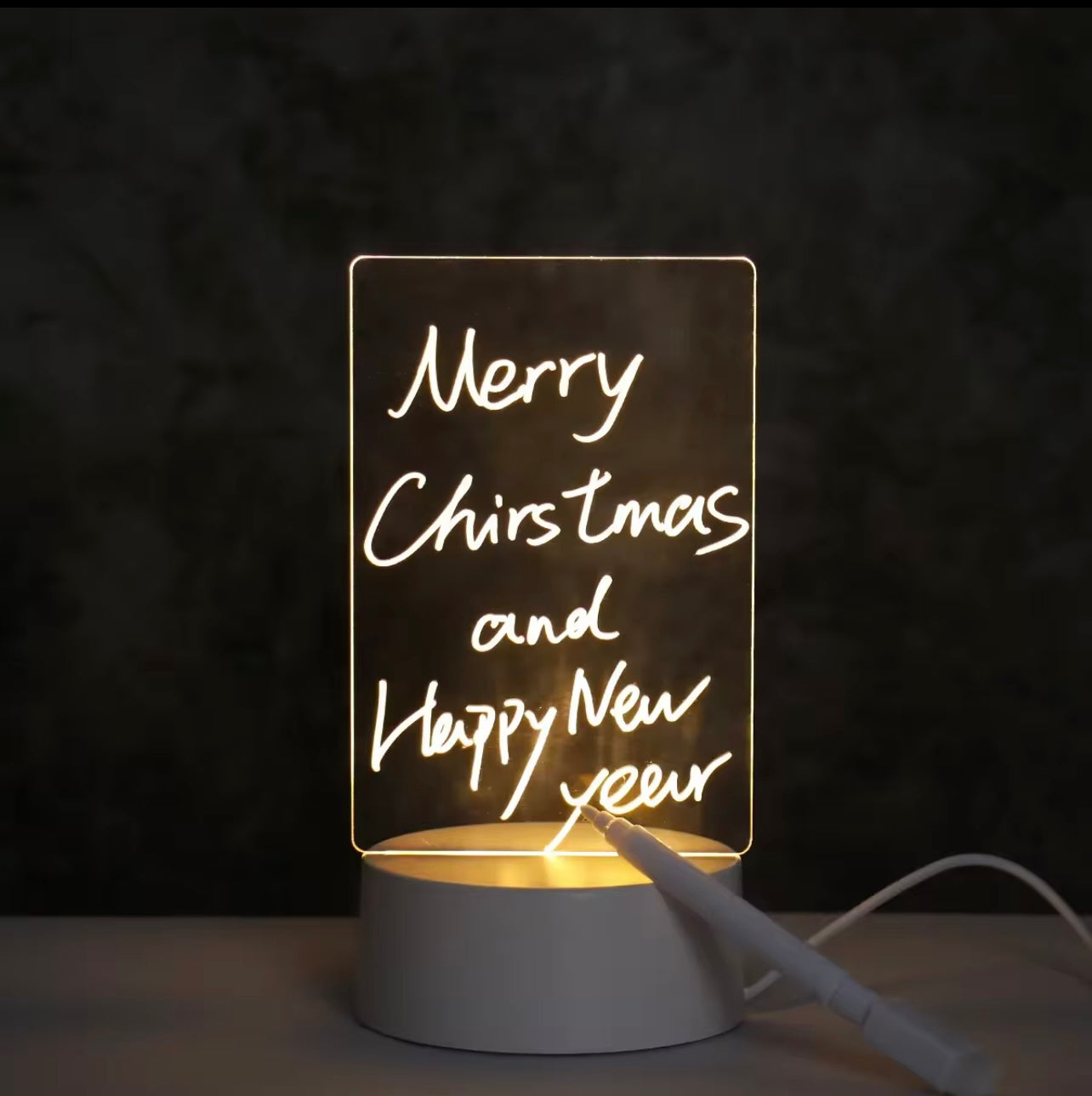 LED ACRYLIC MEMO BOARD MESSAGE
